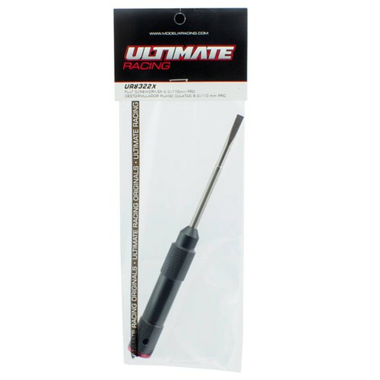 Destornillador plano Ultimate Racing Pro - 6,0X100 mm *Discontinuado