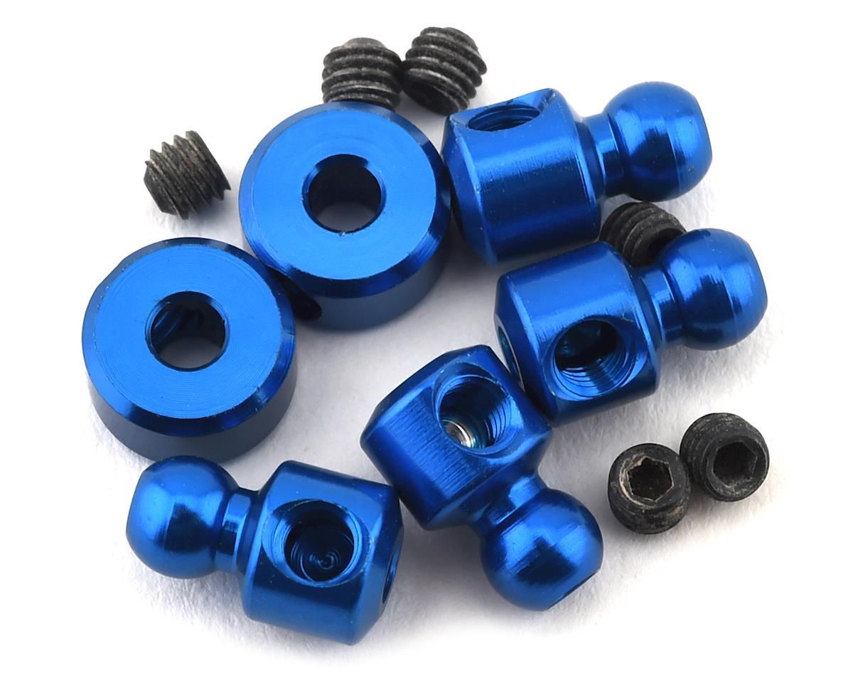 Team Associated RC10B74 Anti-Roll Bar Hardware (Blue)