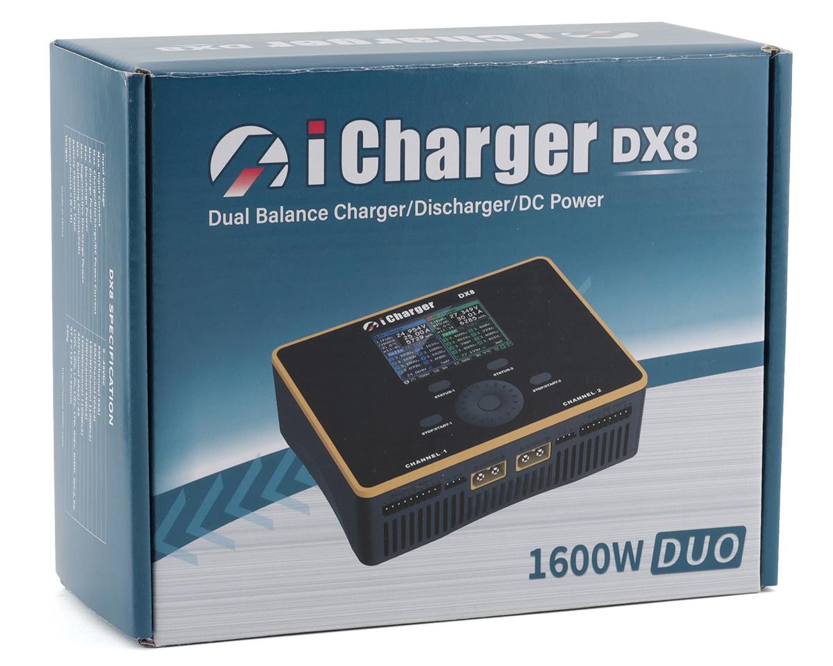 Junsi iCharger DX8 Lilo/LiPo/Life/NiMH/NiCD Cargador de batería de CC (8S/50A/1600W)