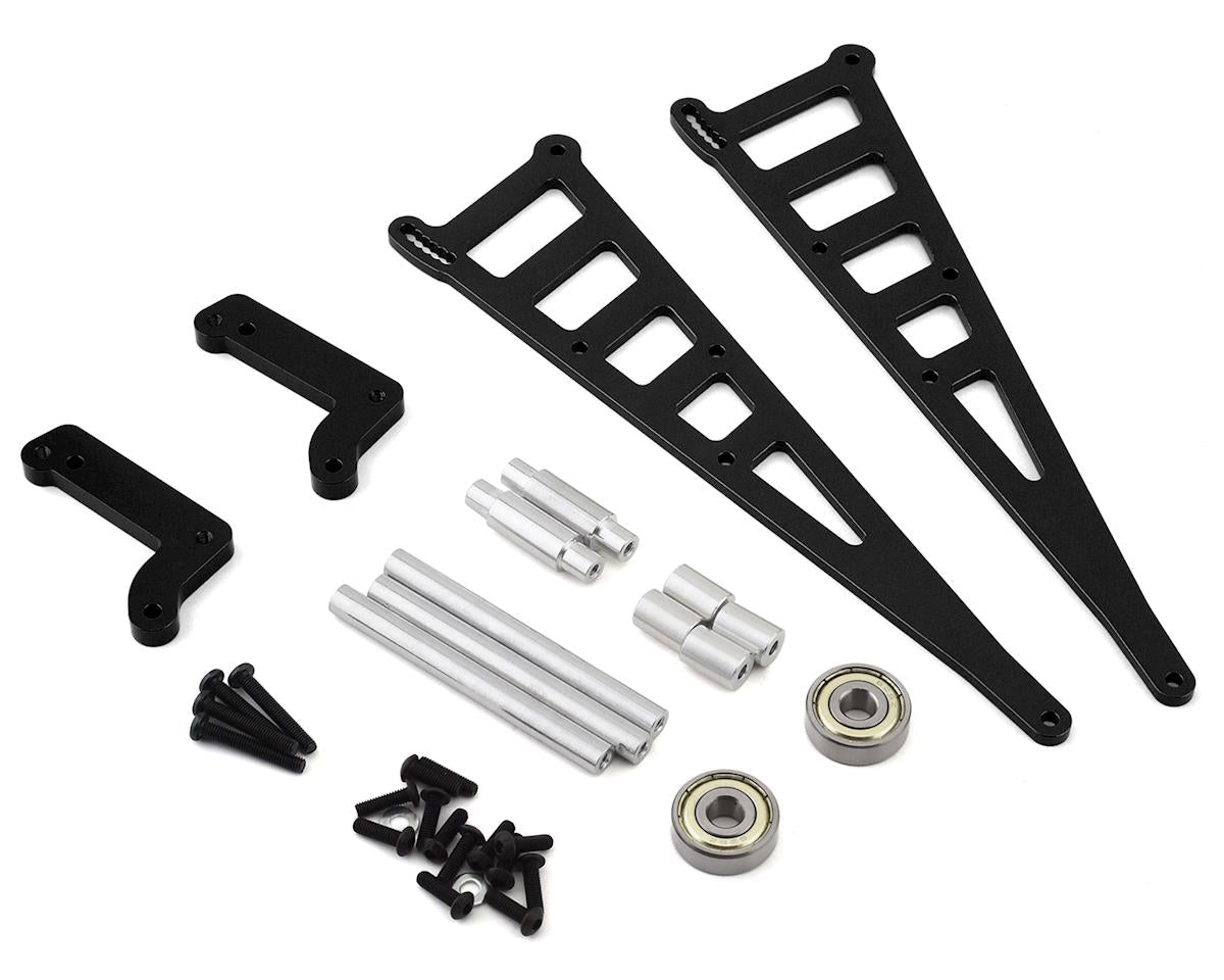 ST Racing Concepts DR10 Kit de barra para ruedas de aluminio (negro)