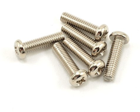 Tornillos para máquina de cabeza redonda Traxxas de 4 x 15 mm (6)