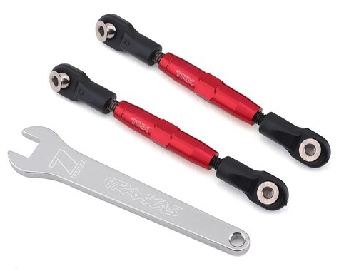 Traxxas Aluminio 39mm Camber Link Tensor (Rojo) (2)